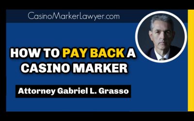 How to pay back a casino marker