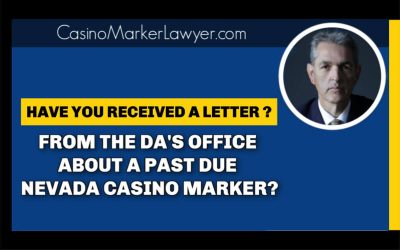 Received a letter from Clark County DA office?